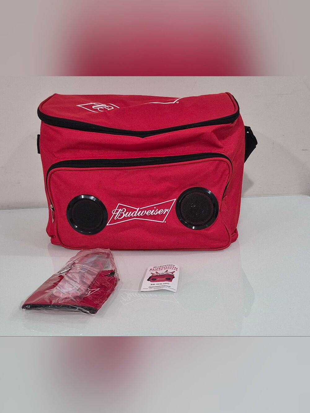 Budweiser Bluetooth Cooler Speaker model BW-SCB-HBO / BWSCB001)